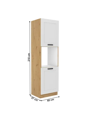 Dulap înalt LULA 60 pentru bucătărie, 60x57x210 cm, PAL laminat | MobilaOK