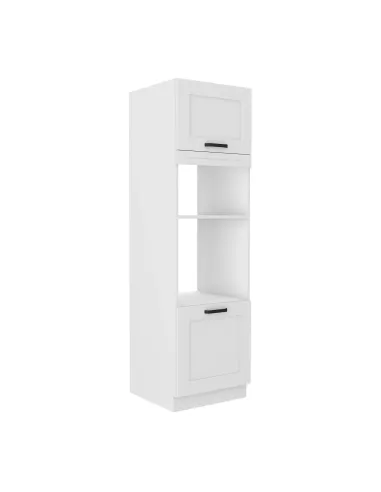 Dulap de bucătărie LULA 60 DPM-210 2F, pentru cuptor și microunde, 60x57x210 cm, PAL melaminat | MobilaOK