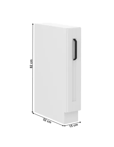Dulap inferior LULA D15 CARGO, bucatarie, 15x52x82 cm, PAL melaminat | MobilaOK