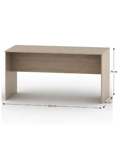 Masă de birou TEMPO ASISTENT, birou, 150x70x76 cm, PAL melaminat stejar sonoma | MobilaOK
