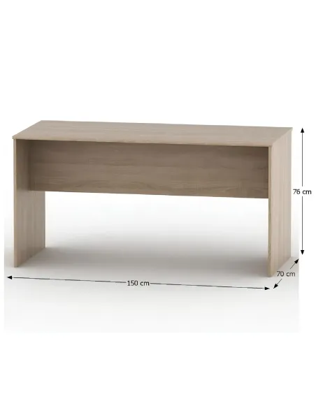 Masă de birou TEMPO ASISTENT, birou, 150x70x76 cm, PAL melaminat stejar sonoma | MobilaOK