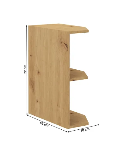 Dulap bucătărie LULA 30 D ZAK BB, 30x55x72 cm, PAL stejar artizan | MobilaOK