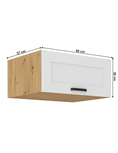 Dulap Superior LULA 80, Bucătărie, 80x57x36 cm, PAL/MDF | MobilaOK