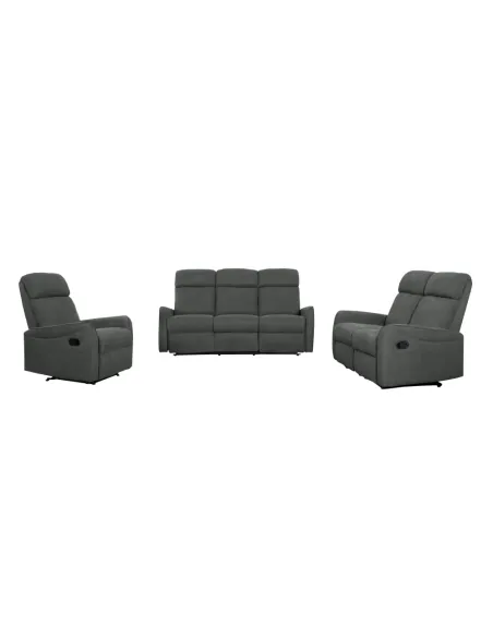 Set Canapele FASAN Living 184x89x98cm Lemn Eucalipt, Stofa | MobilaOK
