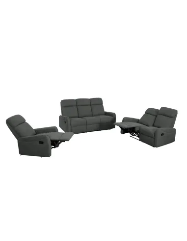 Set Canapele FASAN Living 184x89x98cm Lemn Eucalipt, Stofa | MobilaOK