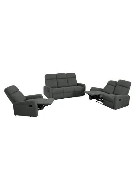 Set Canapele FASAN Living 184x89x98cm Lemn Eucalipt, Stofa | MobilaOK