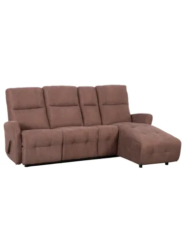 Set Colțar Reglabil, TROJAN ROH, living, 222 x 80 x 100 cm, Textil/Metal | MobilaOK
