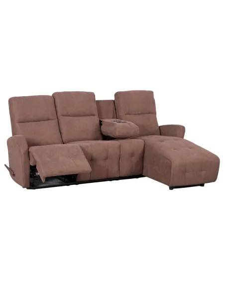 Set Colțar Reglabil, TROJAN ROH, living, 222 x 80 x 100 cm, Textil/Metal | MobilaOK
