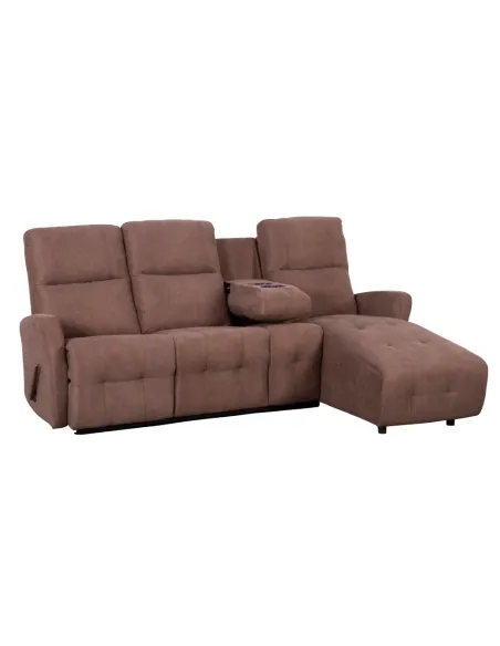 Set Colțar Reglabil, TROJAN ROH, living, 222 x 80 x 100 cm, Textil/Metal | MobilaOK