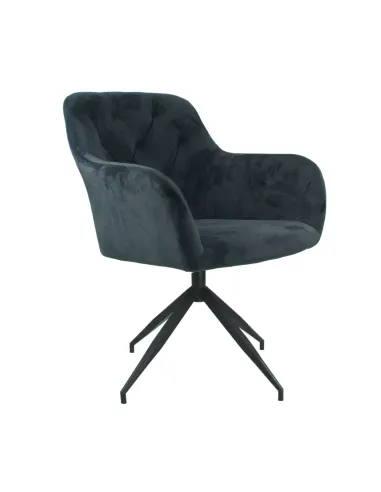 Scaun pivotant VELEZA NEW, birou, 66x66x83 cm, catifea | MobilaOK