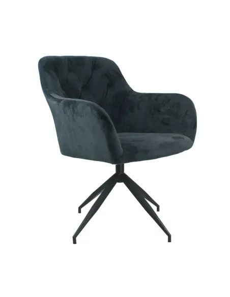 Scaun pivotant VELEZA NEW, birou, 66x66x83 cm, catifea | MobilaOK