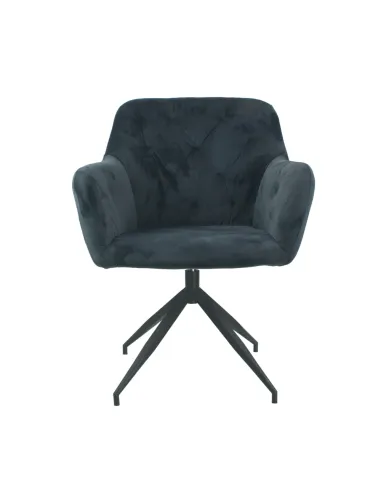 Scaun pivotant VELEZA NEW, birou, 66x66x83 cm, catifea | MobilaOK
