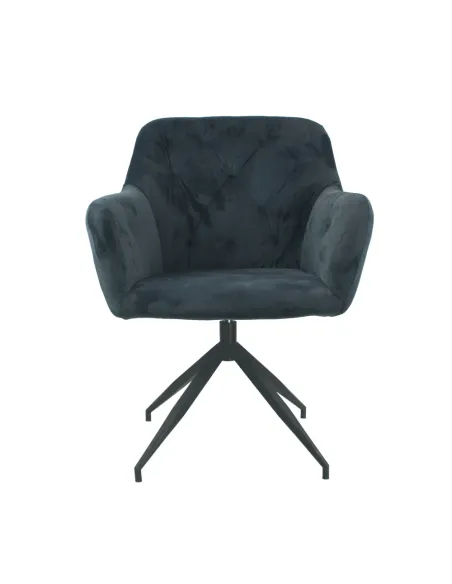 Scaun pivotant VELEZA NEW, birou, 66x66x83 cm, catifea | MobilaOK