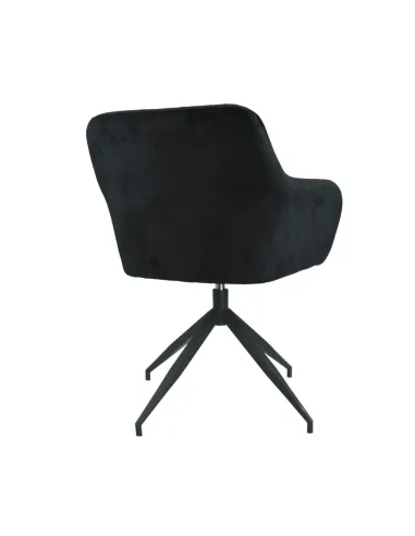 Scaun pivotant VELEZA NEW, birou, 66x66x83 cm, catifea | MobilaOK