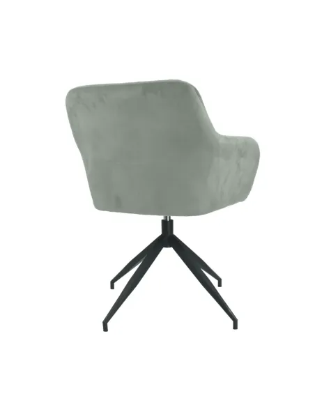 Scaun VELEZA NEW, birou/living, 66x66x83 cm, catifea, metal | MobilaOK