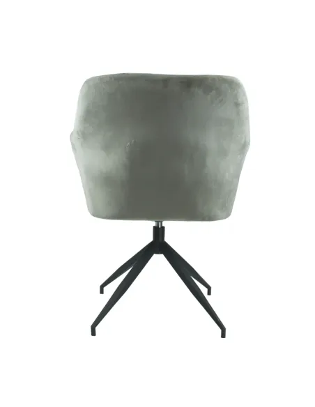 Scaun VELEZA NEW, birou/living, 66x66x83 cm, catifea, metal | MobilaOK