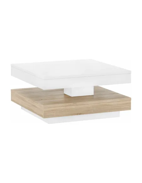 Măsuță de cafea MANDY living 70x70x34 cm HDF laminat | MobilaOK