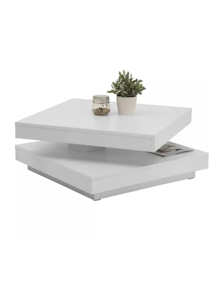 Măsuță de cafea MANDY living 70x70x34 cm PAL melaminat | MobilaOK