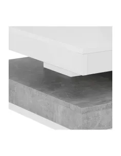 Măsuță de cafea KONDELA pentru living, 70x70x34 cm, PAL melaminat | MobilaOK 2