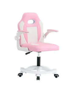 Scaun rotativ ODELIA pentru birou/home office, 59x53x87-97 cm, piele ecologica si plastic | MobilaOK