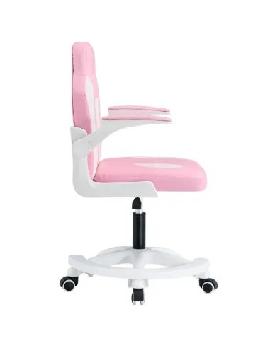 Scaun rotativ ODELIA pentru birou/home office, 59x53x87-97 cm, piele ecologica si plastic | MobilaOK