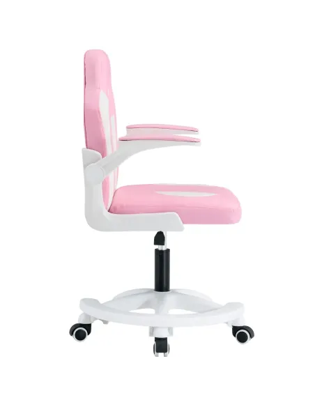 Scaun rotativ ODELIA pentru birou/home office, 59x53x87-97 cm, piele ecologica si plastic | MobilaOK