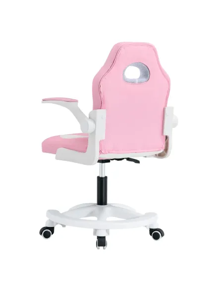 Scaun rotativ ODELIA pentru birou/home office, 59x53x87-97 cm, piele ecologica si plastic | MobilaOK