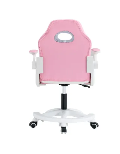 Scaun rotativ ODELIA pentru birou/home office, 59x53x87-97 cm, piele ecologica si plastic | MobilaOK
