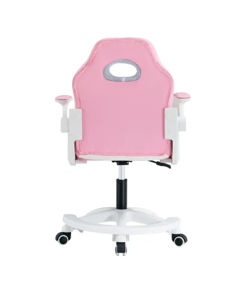Scaun rotativ ODELIA pentru birou/home office, 59x53x87-97 cm, piele ecologica si plastic | MobilaOK