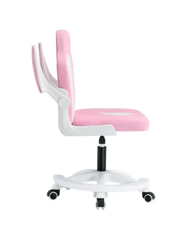 Scaun rotativ ODELIA pentru birou/home office, 59x53x87-97 cm, piele ecologica si plastic | MobilaOK