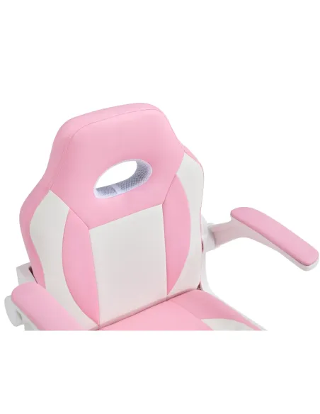 Scaun rotativ ODELIA pentru birou/home office, 59x53x87-97 cm, piele ecologica si plastic | MobilaOK