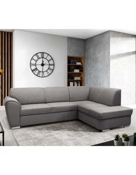 Set Canapea KENAI ROH, dreapta, living, 255x196x84 cm, Tesa Malmo 90, picioare plastic | MobilaOK