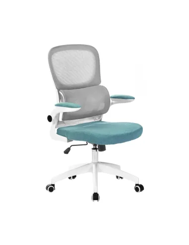 Scaun de birou RAMIRO, birou, 65x68x100-110 cm, textil/plasă/plastic, KONDELA | MobilaOK