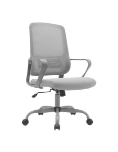 Scaun de birou SALOMO, gri, pentru birou, 63x56.5x99-109 cm, plasă și metal | MobilaOKAnaliză conform structurii:1.  TIP: Scaun 