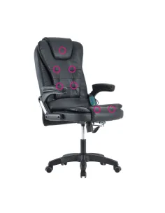 Fotoliu TYLER NEW birou, 65x71x110-120 cm, piele ecologică | MobilaOK