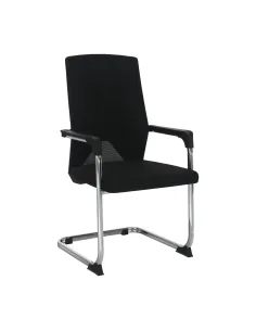 Scaun de conferință RAVIL, birou/sala sedinte, 57x60x102 cm, material: plasa/plastic/metal | MobilaOK