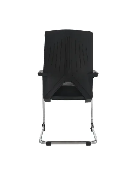 Scaun de conferință RAVIL, birou/sala sedinte, 57x60x102 cm, material: plasa/plastic/metal | MobilaOK