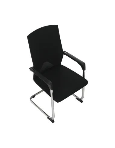 Scaun de conferință RAVIL, birou/sala sedinte, 57x60x102 cm, material: plasa/plastic/metal | MobilaOK