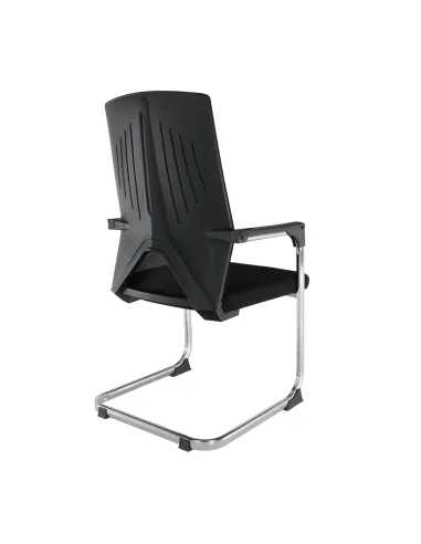 Scaun de conferință RAVIL, birou/sala sedinte, 57x60x102 cm, material: plasa/plastic/metal | MobilaOK