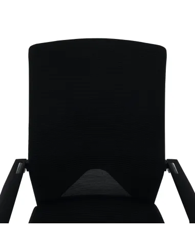 Scaun de conferință RAVIL, birou/sala sedinte, 57x60x102 cm, material: plasa/plastic/metal | MobilaOK