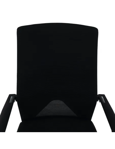 Scaun de conferință RAVIL, birou/sala sedinte, 57x60x102 cm, material: plasa/plastic/metal | MobilaOK