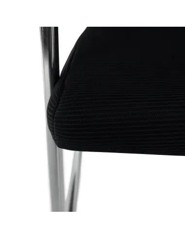 Scaun de conferință RAVIL, birou/sala sedinte, 57x60x102 cm, material: plasa/plastic/metal | MobilaOK