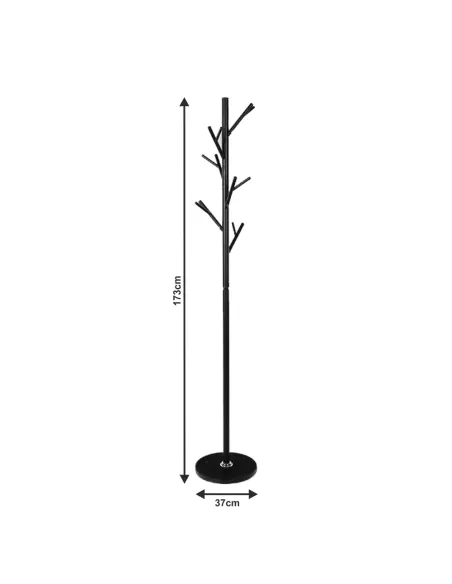 Cuier EFRAN, hol/dormitor, 37x173 cm, Metal/Marmură | MobilaOK