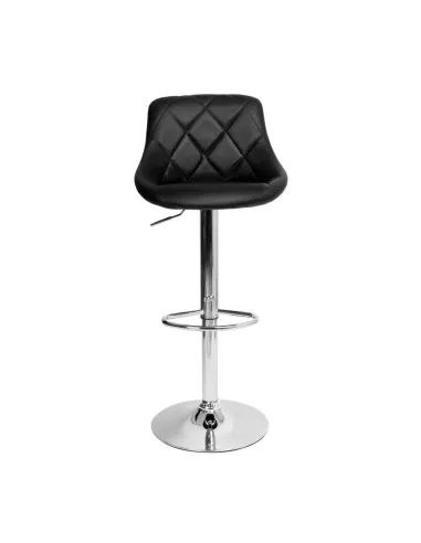 Scaun Bar MARID NEW, bucătărie/bar, 45x40x80-102 cm, Piele ecologică/Crom | MobilaOK