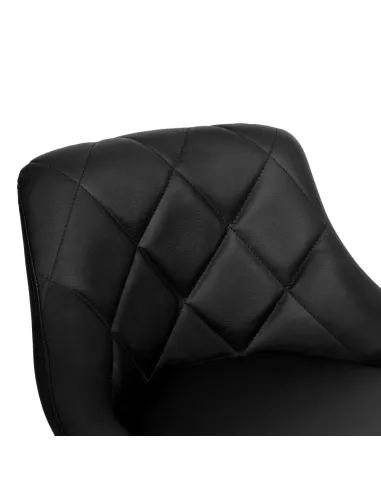 Scaun Bar MARID NEW, bucătărie/bar, 45x40x80-102 cm, Piele ecologică/Crom | MobilaOK
