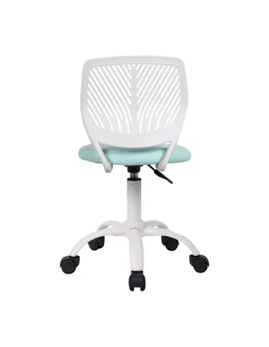 Scaun rotativ SELVA, birou, 53x53x74.5-86.5 cm, poliester și metal | MobilaOK