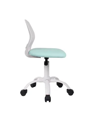 Scaun rotativ SELVA, birou, 53x53x74.5-86.5 cm, poliester și metal | MobilaOK