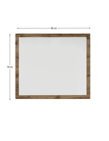 Oglindă IRIA D, hol/dormitor, 80x70 cm, PAL melaminat | MobilaOK