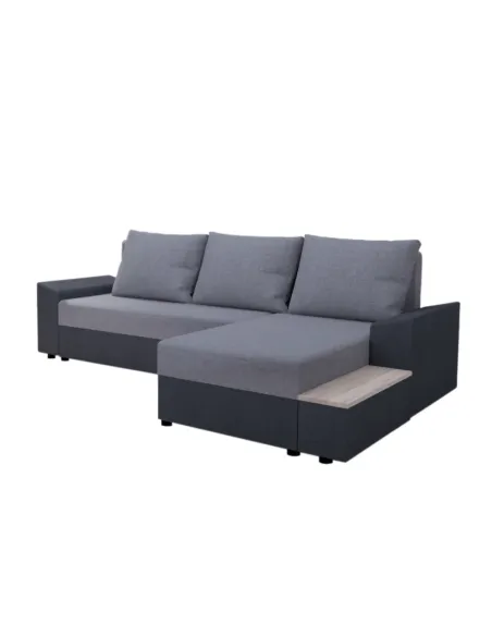 Colțar extensibil FERGUS ROH, living, 240x140x86 cm, Țesătură + Spumă | MobilaOK