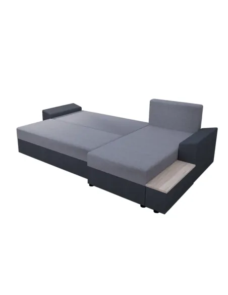 Colțar extensibil FERGUS ROH, living, 240x140x86 cm, Țesătură + Spumă | MobilaOK